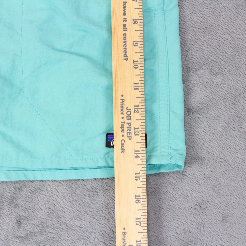 Patagonia Baggies Shorts 5 Inch Mens Small Teal Nylon Swim Trunks Lined 57022